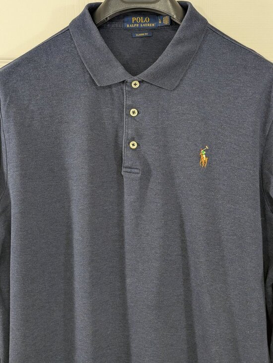 Polo Ralph Lauren Other - Polo Ralph Lauren Classic Fit Blue Polo Shirt Long Sleeve